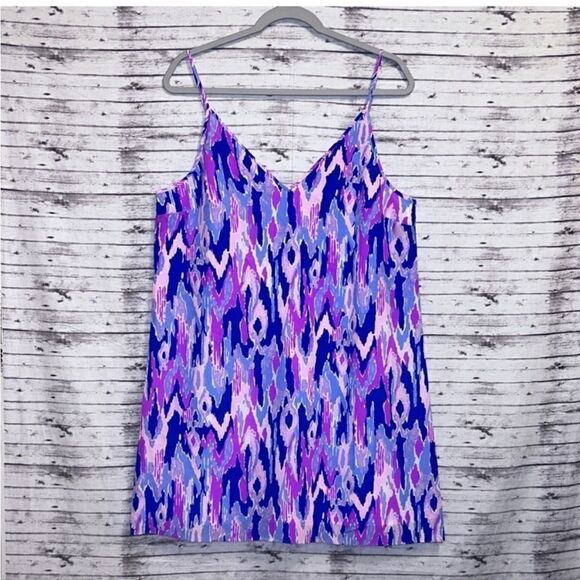 Lilly Pulitzer Lela Silk Dress One Too Many - Picture 1 of 12